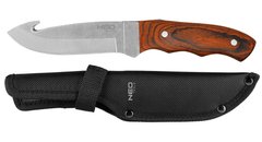 Нож тактический Neo Tools, 240 мм, лезвие 130 мм, деревянная ручка, 3Cr13, лезвие с атласным покрытием, нейлоновый чехол