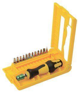 Викрутка MASTERTOOL в кейсі + 12 насадок 40-0143