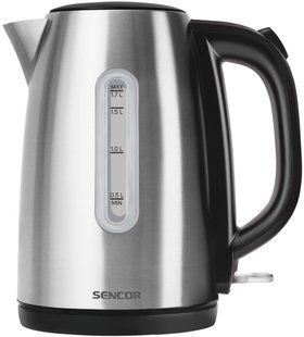 Электрочайник Sencor Series 1700, 1,7л, Strix, металл, металл