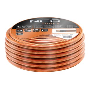 Шланг садовий Neo Tools Economic, 1/2", 20м, 4 шари, до 20 Бар, -10…+50°C