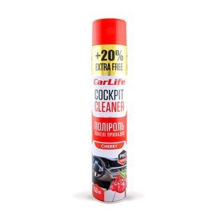 Полироль для приборной панели CarLife Cockpit Cleaner Вишня, 750мл
