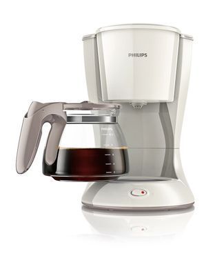 Кофеварка Philips капельная Daily Collection, 1,2л, молотая, белый