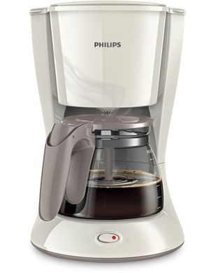 Кофеварка Philips капельная Daily Collection, 1,2л, молотая, белый