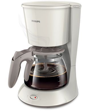 Кофеварка Philips капельная Daily Collection, 1,2л, молотая, белый