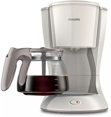 Кофеварка Philips капельная Daily Collection, 1,2л, молотая, белый