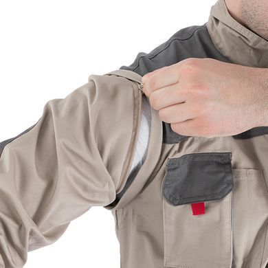 Куртка робоча 2 в 1, 100% бавовна, щільність 180 г/м&sup2;, XXXL INTERTOOL SP-3036