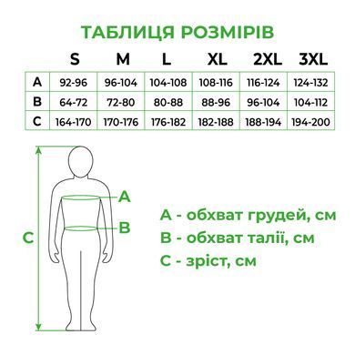 Куртка робоча 2 в 1, 100% бавовна, щільність 180 г/м&sup2;, XXXL INTERTOOL SP-3036