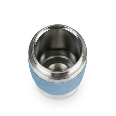 Термочашка Tefal Compact Mug, 300мл, диам72, t холл. 6г, гар.3г, нерж.сталь+пластик, синий