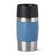 Термочашка Tefal Compact Mug, 300мл, диам72, t холл. 6г, гар.3г, нерж.сталь+пластик, синий
