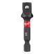 Переходник ударный ShW MILWAUKEE, с 1/4'' Hex на 3/8'' квадратный хвостовик