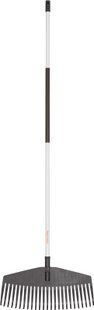 Граблі для листя Fiskars White L, полегшені, ширина 51 см, 172 см, 0.59 кг