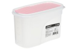 Контейнер для сыпучих Ardesto Fresh 1.2 л розовый, пластик