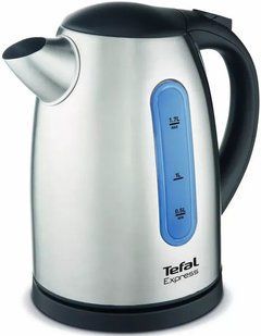 Електрочайник Tefal Express 2 1.7л, нерж. сталь, сірий