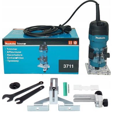 Фрезер Makita 3711, 530 Вт, 32000 об/мин, 6 мм, 1.7 кг