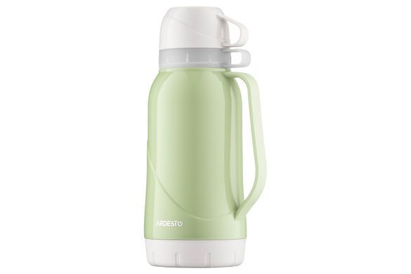 Термос Ardesto Gemini Gourmet, 1800мл, пластик, боросилікатне скло, зелений