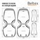 Комплект, 3D чехлы для сидений BELTEX Manhattan, beige