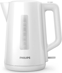 Електрочайник Philips Series 3000, 1,7л, пластик, білий