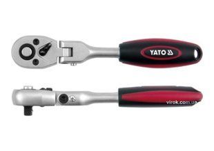 Тріскачка 1/2" з шарніром 290 мм 72 зубця YATO YT-0327