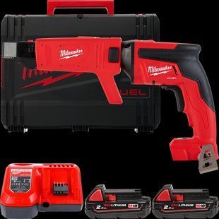 Шуруповерт для гипсокартону безщітковий MILWAUKEE, M18 FSGC-202X, 13Нм (зарядний пристрій M12-18 FC, 2 акумулятори М18 В2 2Аг, к