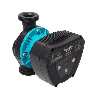 Насос циркуляционный энергосберегающий 6-90Вт Hmax 6м Qmax 108л/мин &Oslash;2" 180мм + гайки &Oslash;1&frac14;" AQUATICA GPA32-6/180 IV (774073)