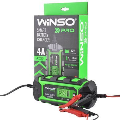 Зарядное устройство для АКБ Winso Pro 12V, 4A LCD