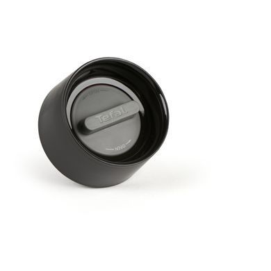 Термочашка Tefal Compact Mug, 300мл, диам72, t холл. 6г, гар.3г, нерж.сталь+пластик, черный