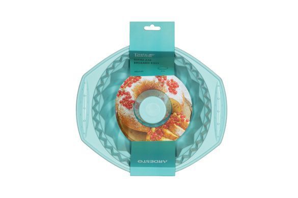Форма для випікання кексу Ardesto Tasty baking, 27.5*24*10.5см, силікон, блакитний