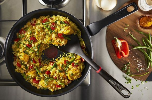 Сковорода Tefal XL Intense, 28см, алюминий, черный