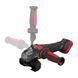 Шлифмашина угловая аккумуляторная MILWAUKEE, M18 FSAGSVO125X-502X, 1200 Вт диаметр 125мм (+зар.пр., 2ак.Х5Ач, HD кейс)