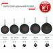 Сковорода з кришкою Tefal Day by Day, 28см, з кришкою, алюміній, бакеліт, скло, чорний