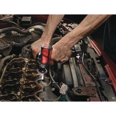 Машина полірувальна акумуляторна MILWAUKEE, M12 BPS-421X (зарядний пристрій С12 С, 1 акумулятор М12 В2 2Аг, 1 акумулятор М12 В4
