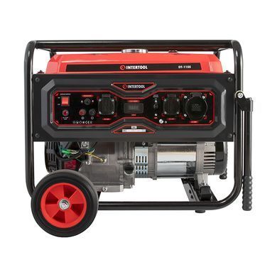 Генератор бензиновый мощность 6000 Вт INTERTOOL DT-1155