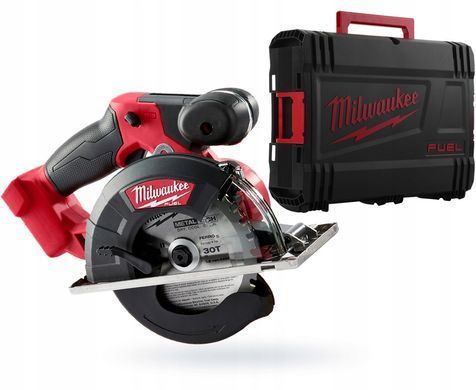 Пила дискова ручна акумуляторна по металу MILWAUKEE, M18 FMCS-0X, діаметр 150мм (каркас, диск по металу з 34зубами, HDкейс)