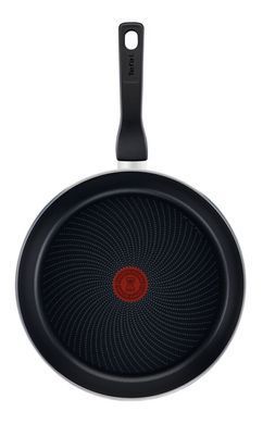 Сковорода Tefal Generous Cook для блинов, 25 см, покрытие Titanium, индукция, Thermo-Spot, алюм., черный