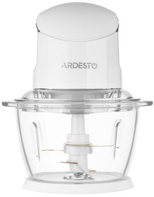 Измельчитель ARDESTO, 400Вт, чаша-1000мл, стекло, корпус-пластик, белый