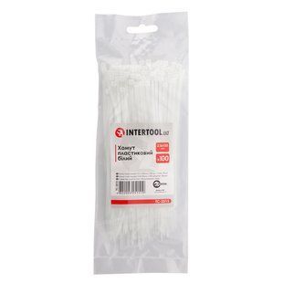 Хомут пластиковый 2,5*150 мм, (100 шт/уп.), белый INTERTOOL TC-2515
