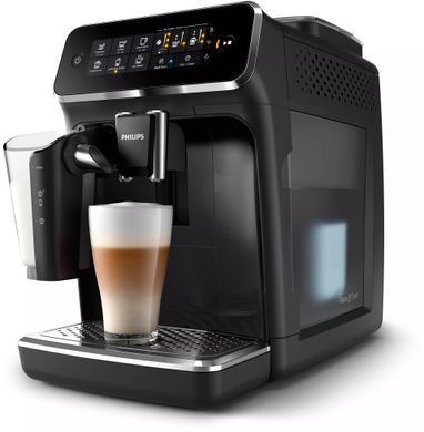 Кавомашина Philips Series 3200 , 1.8л, зерно+мелена, автомат.капуч, аторец.-6, чорний