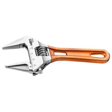 Ключ розвідний Neo&nbsp;Tools короткий&nbsp;кований 139 мм, робочий діапазон 0-32 мм