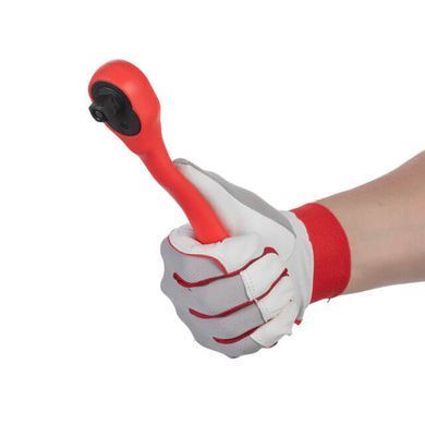 Рукоятка з храповим механізмом на 72 зубця&nbsp;1/2" вигнута CrV (професійна) INTERTOOL HT-2109