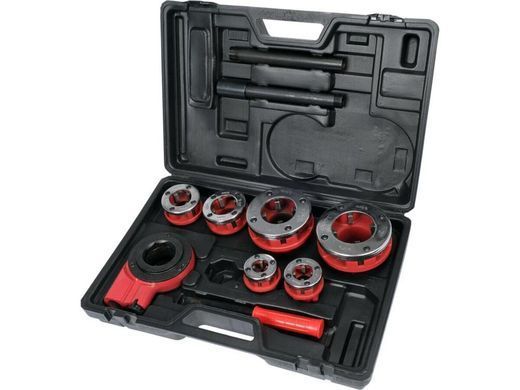 Набір різьбонарізний для труб YATO : &Oslash;= 1/2", 3/4", 1"; 5/4", 3/2", 2" 7 елем. [2]