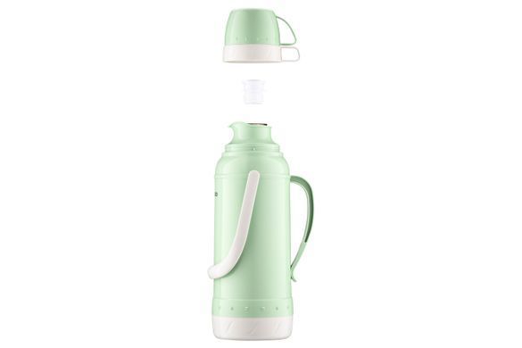 Термос Ardesto Gemini Gourmet, 2000мл, пластик, боросилікатне скло, зелений