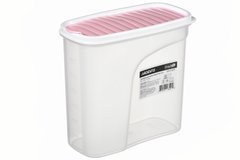 Контейнер для сыпучих Ardesto Fresh 1.8 л розовый, пластик