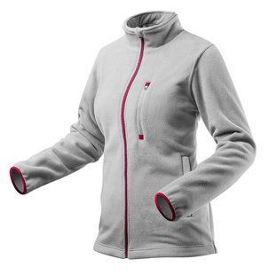 Кофта рабочая NEO Woman Line флисовая, размер L(40), 300 г/м2, на молнии, 3 кармана на молнии, серая