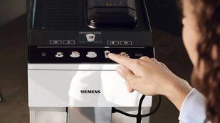 Кавомашина Siemens 1.9л, зерно + мелена, автомат.капучинатор, авторецептів - 10, білий