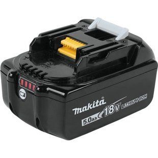 Аккумулятор Makita BL1850B, LXT, Li-Ion, 18В, 5Ач, индикация разряда, 0,68кг