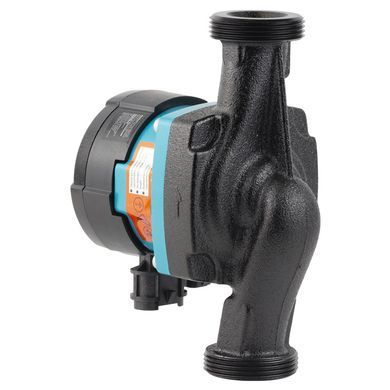 Насос циркуляционный энергосберегающий 5-25Вт Hmax 4м Qmax 47л/мин &Oslash;1&frac12;" 180мм + гайки &Oslash;1" AQUATICA GPA25-4/180 III (774043)
