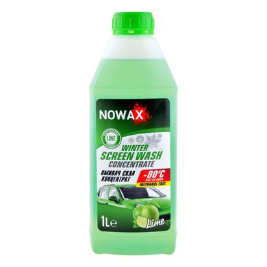 Омивач скла зимовий Nowax концентрат Лайм Winter Screen Wash -80°C 1л