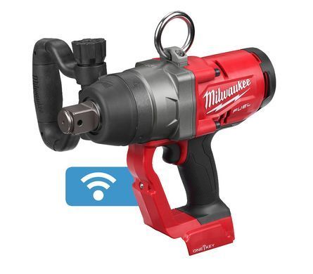 Гайковерт аккумуляторный бесщеточный 1'' MILWAUKEE, M18 ONEFHIWF1-0X, 2400Нм, с кольцом (каркас, HD кейс)