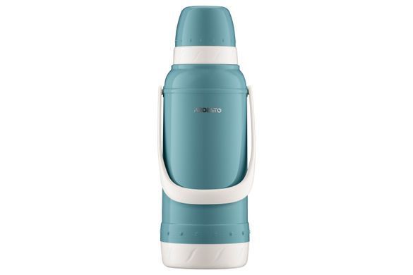 Термос Ardesto Gemini Gourmet, 2000мл, пластик, боросилікатне скло, синій
