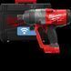 Гайковерт аккумуляторный бесщеточный 1'' MILWAUKEE, M18 ONEFHIWF1-0X, 2400Нм, с кольцом (каркас, HD кейс)